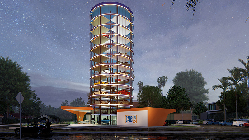 Car Tower for Cars 24
