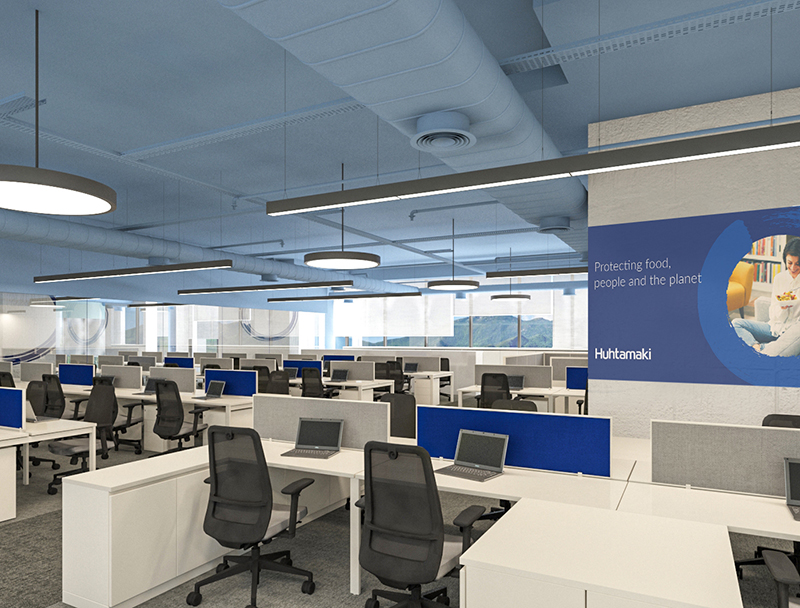 Office Design for Huhtamaki